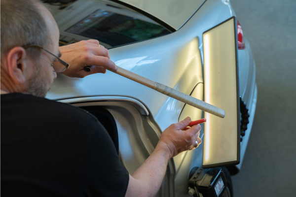 Before and After Paintless Dent Repair Photos