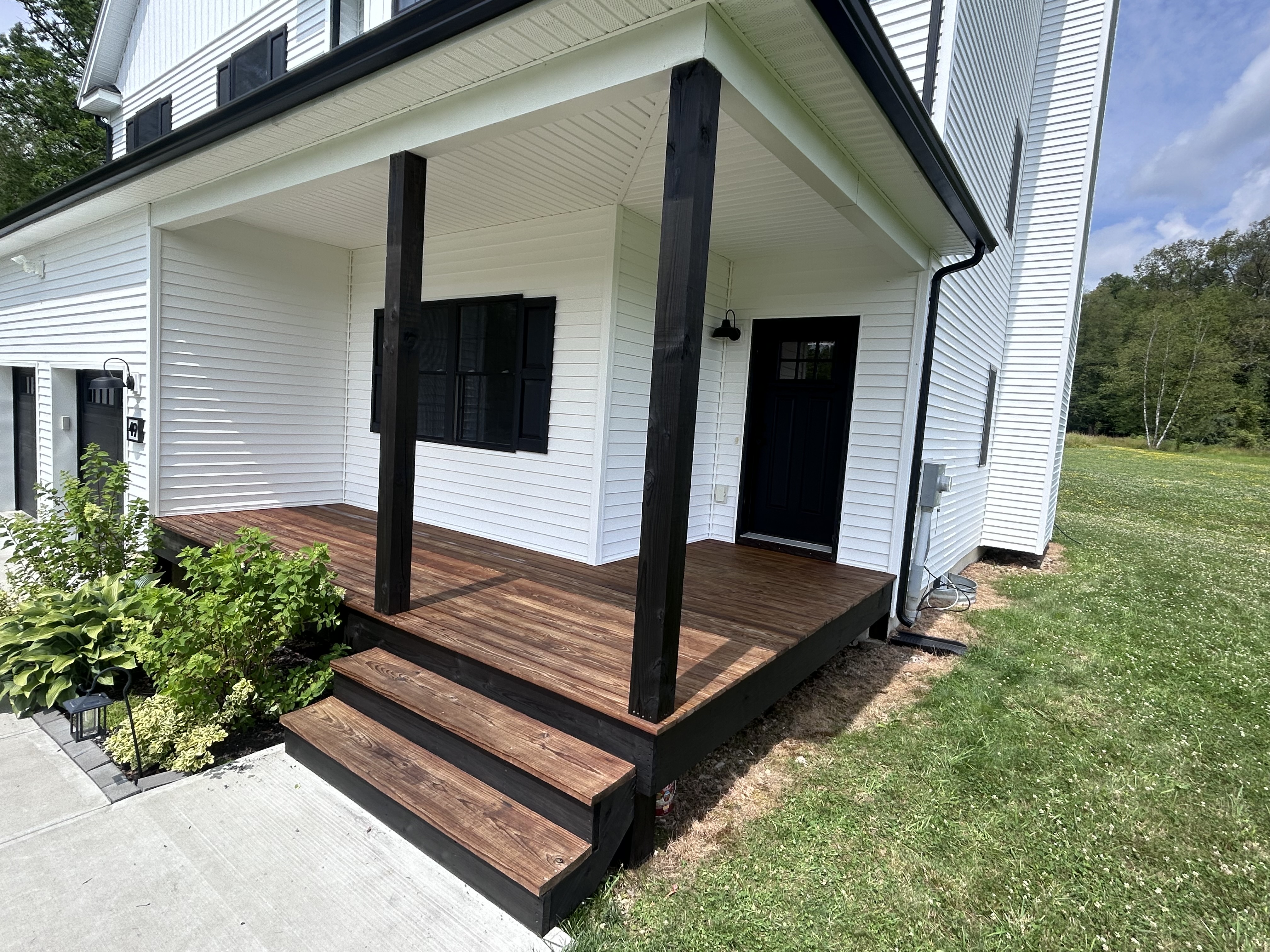 Professional deck staining and repair