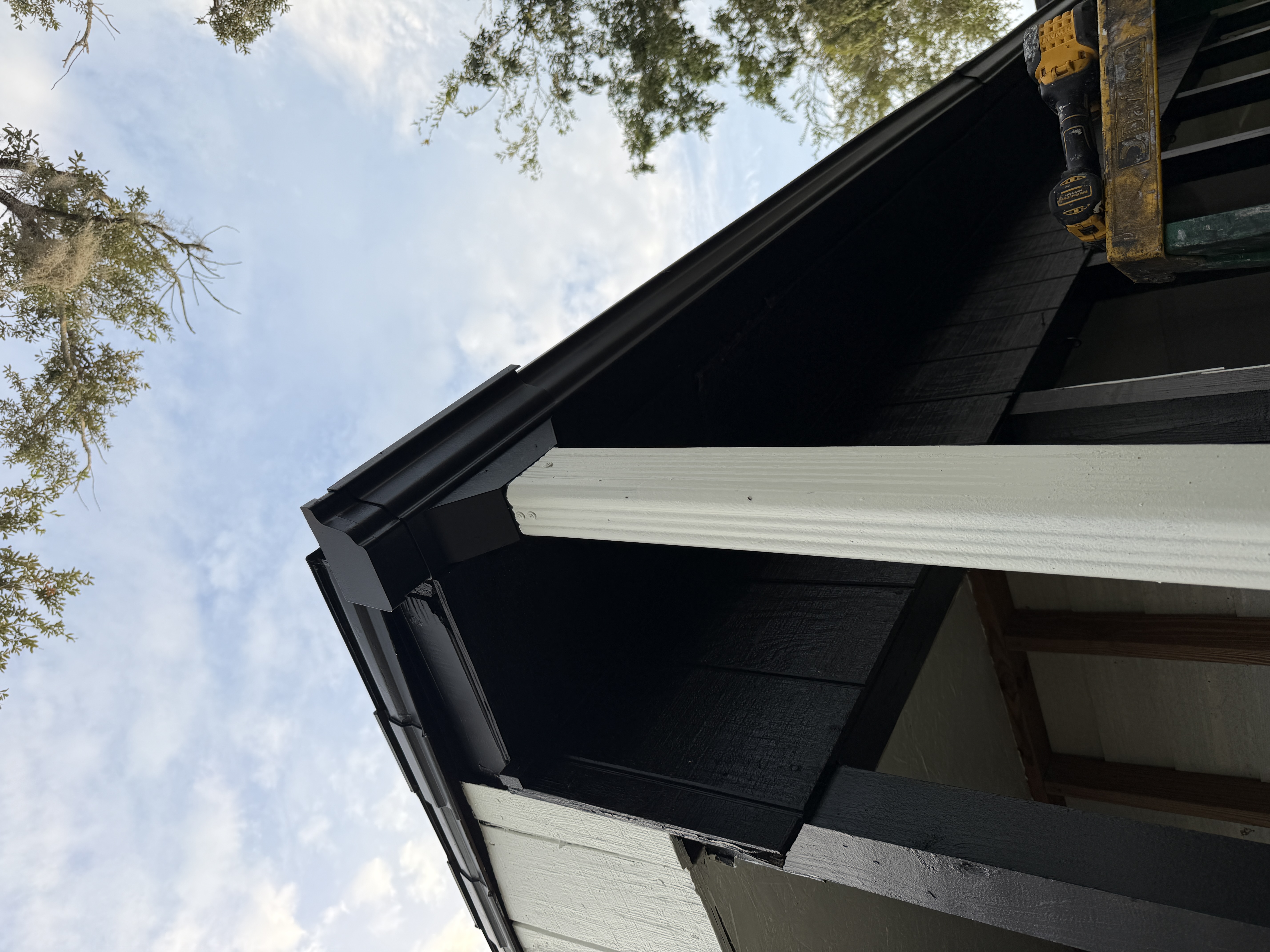 Interior trim installation and painting