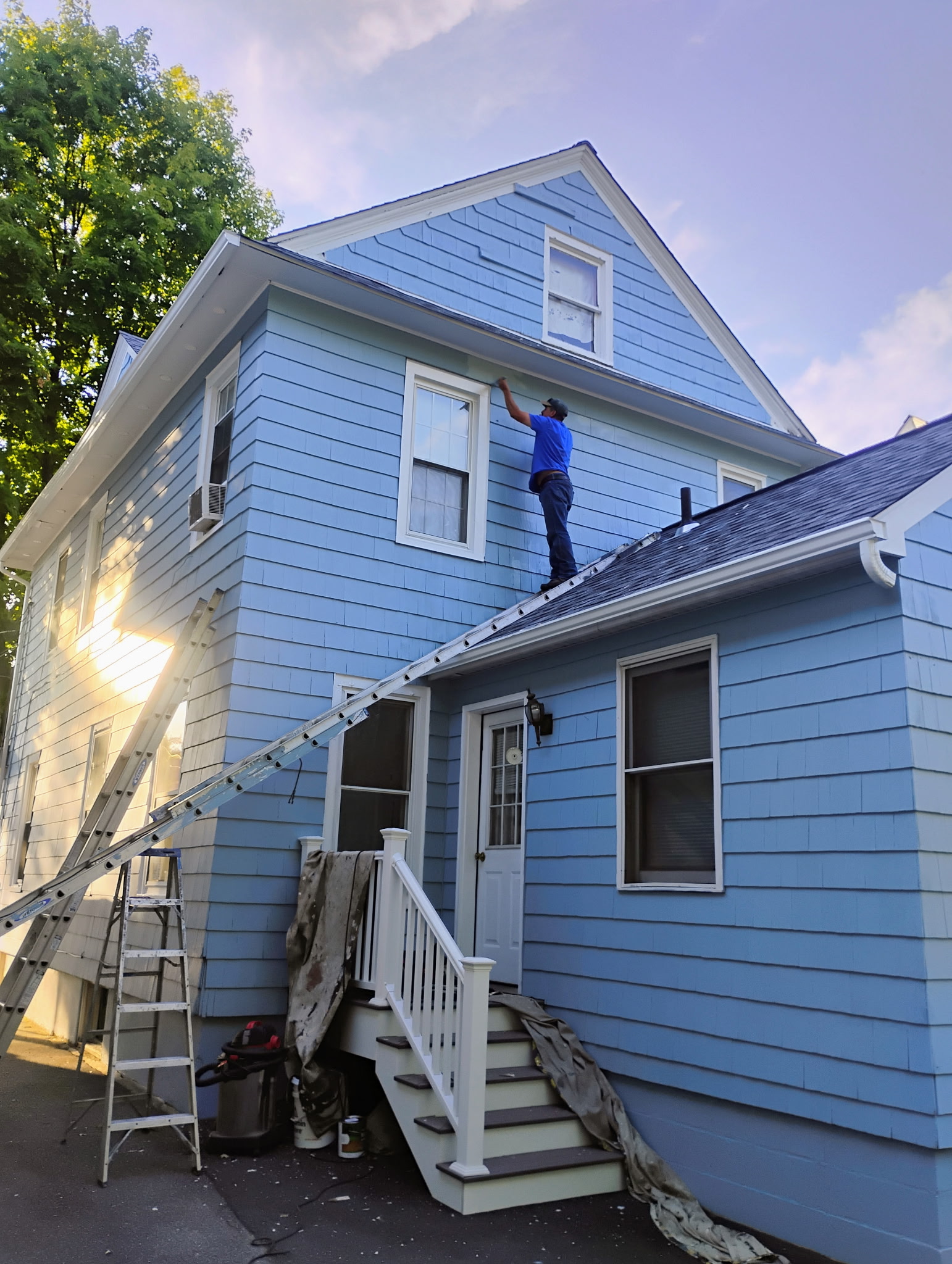 Residential painting project by Covell and Sons Painting