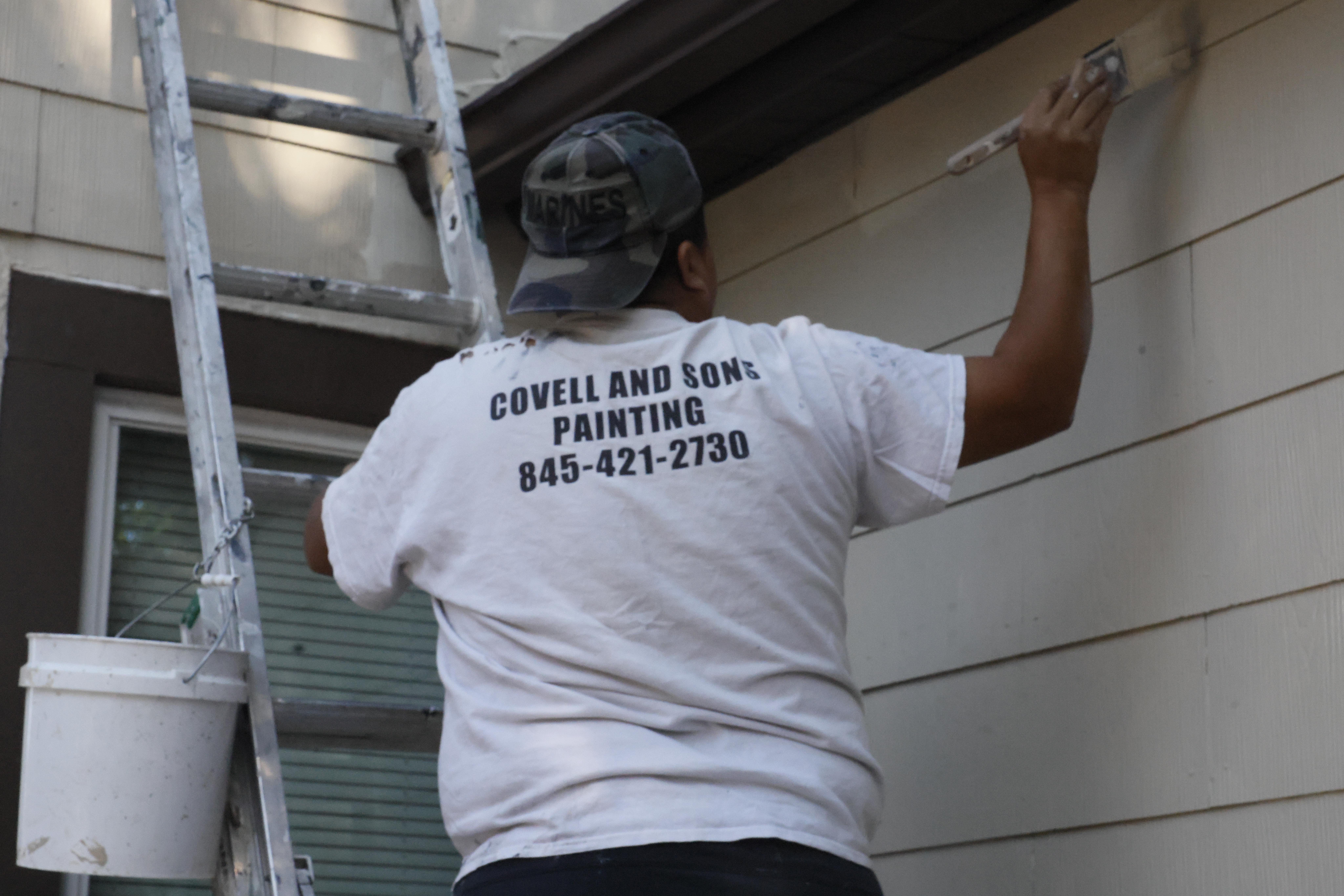 Completed painting project by Covell and Sons Painting