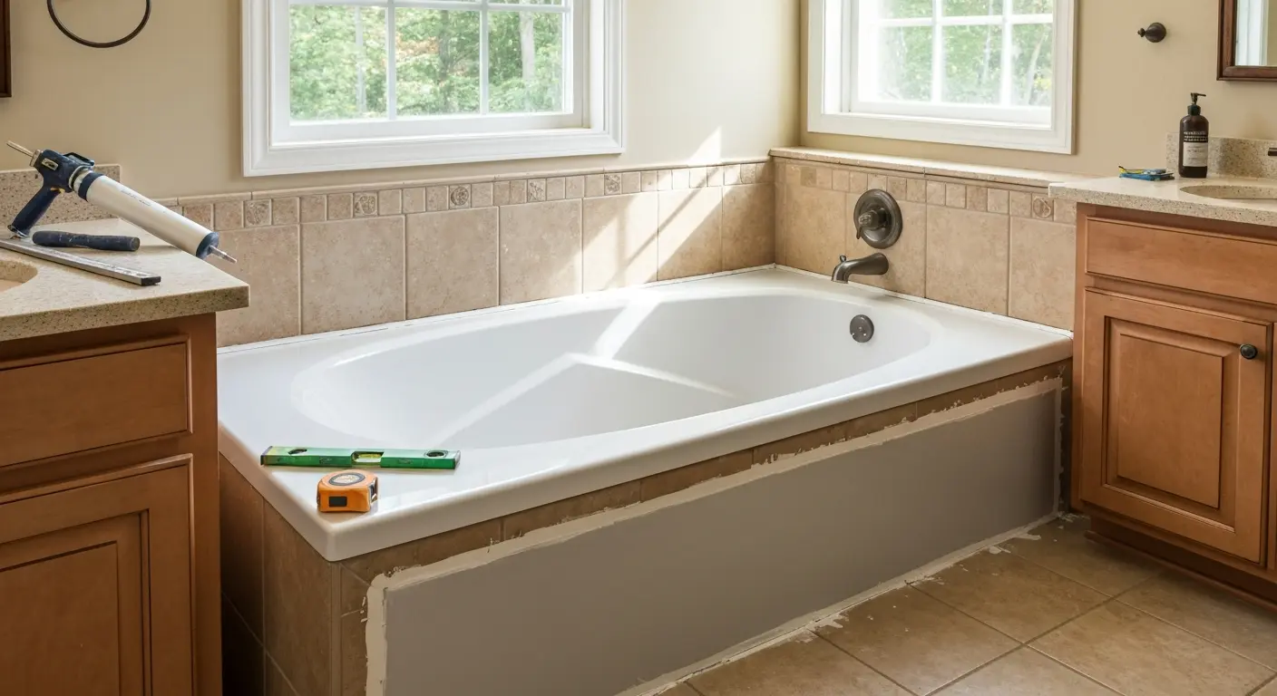 Tub installation