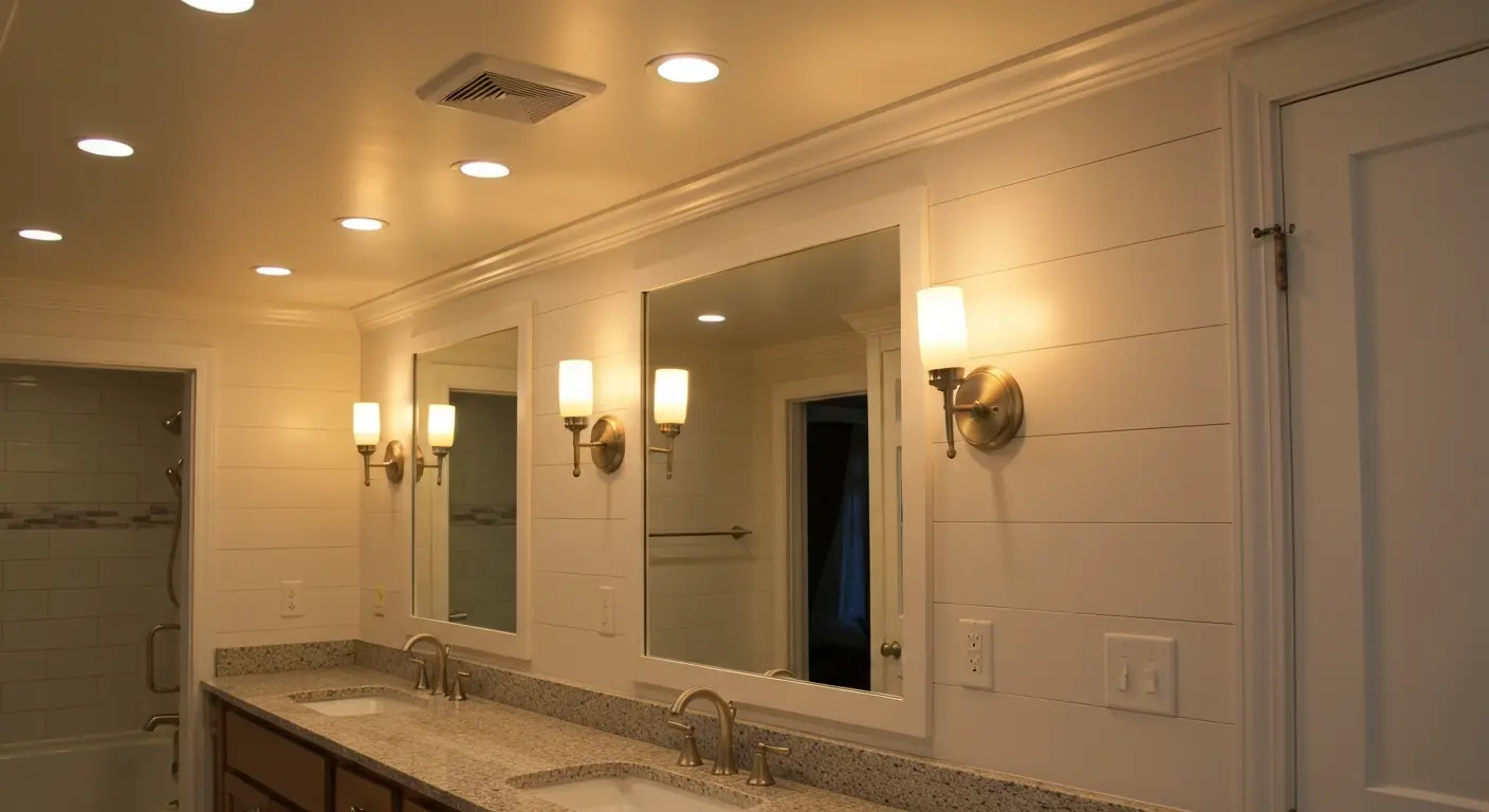 Bathroom lighting fixtures