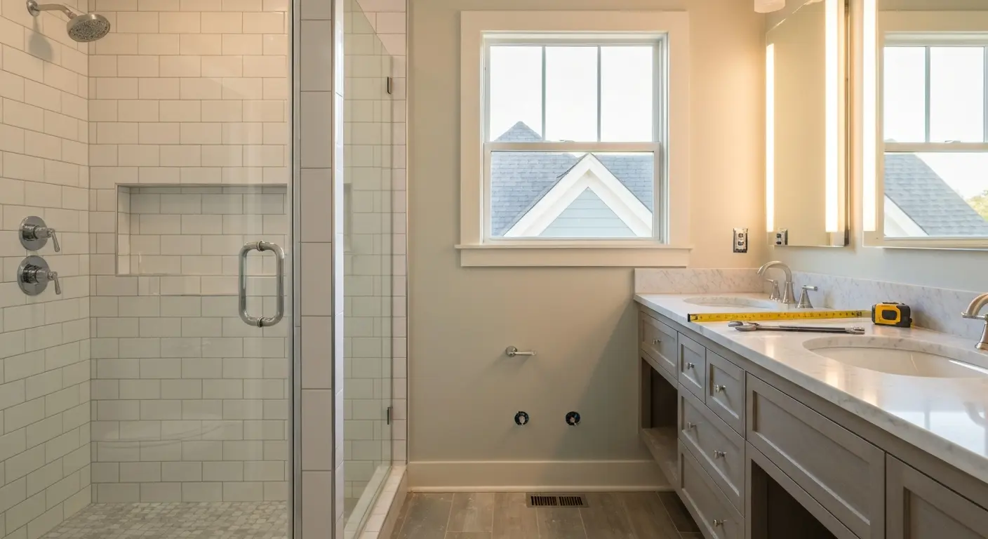 Bathroom remodeling project