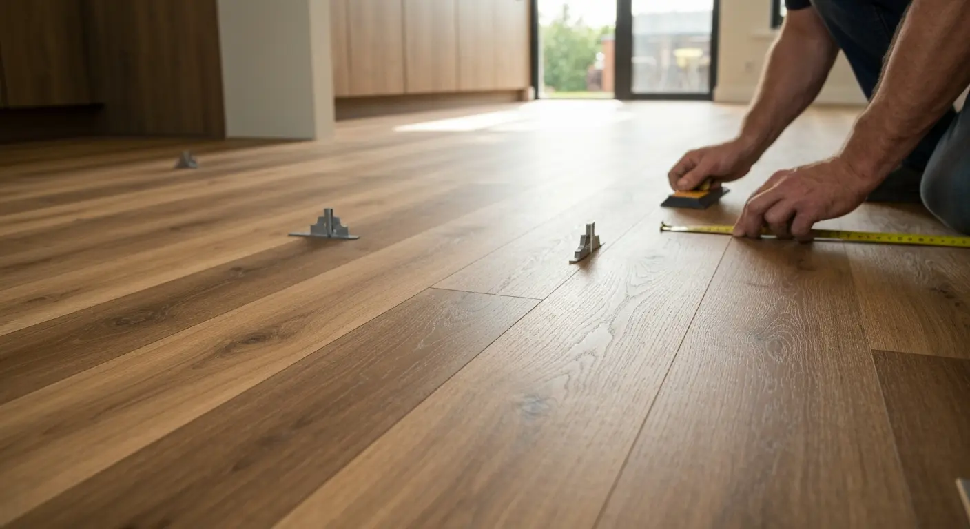 Luxury vinyl plank flooring