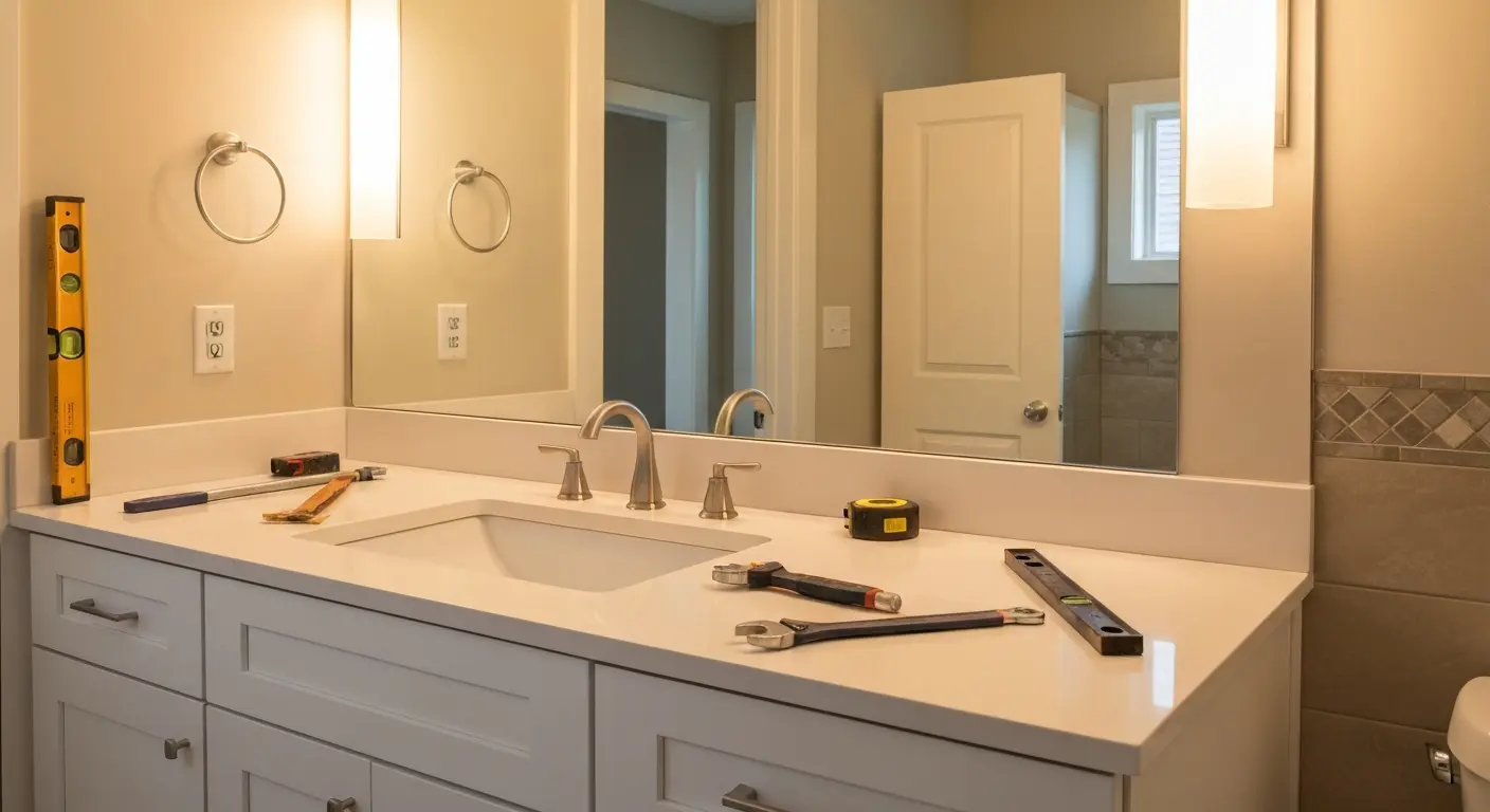 Vanity installation project