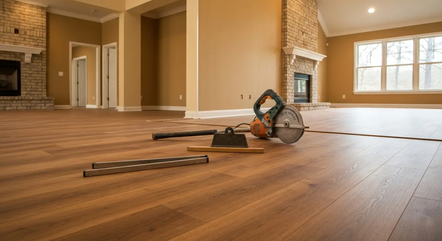 Whole-home laminate installation