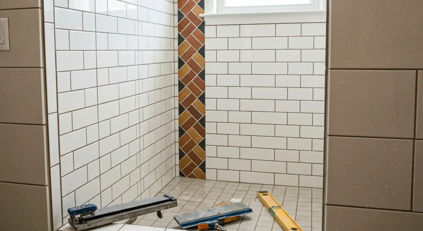 Tile shower
