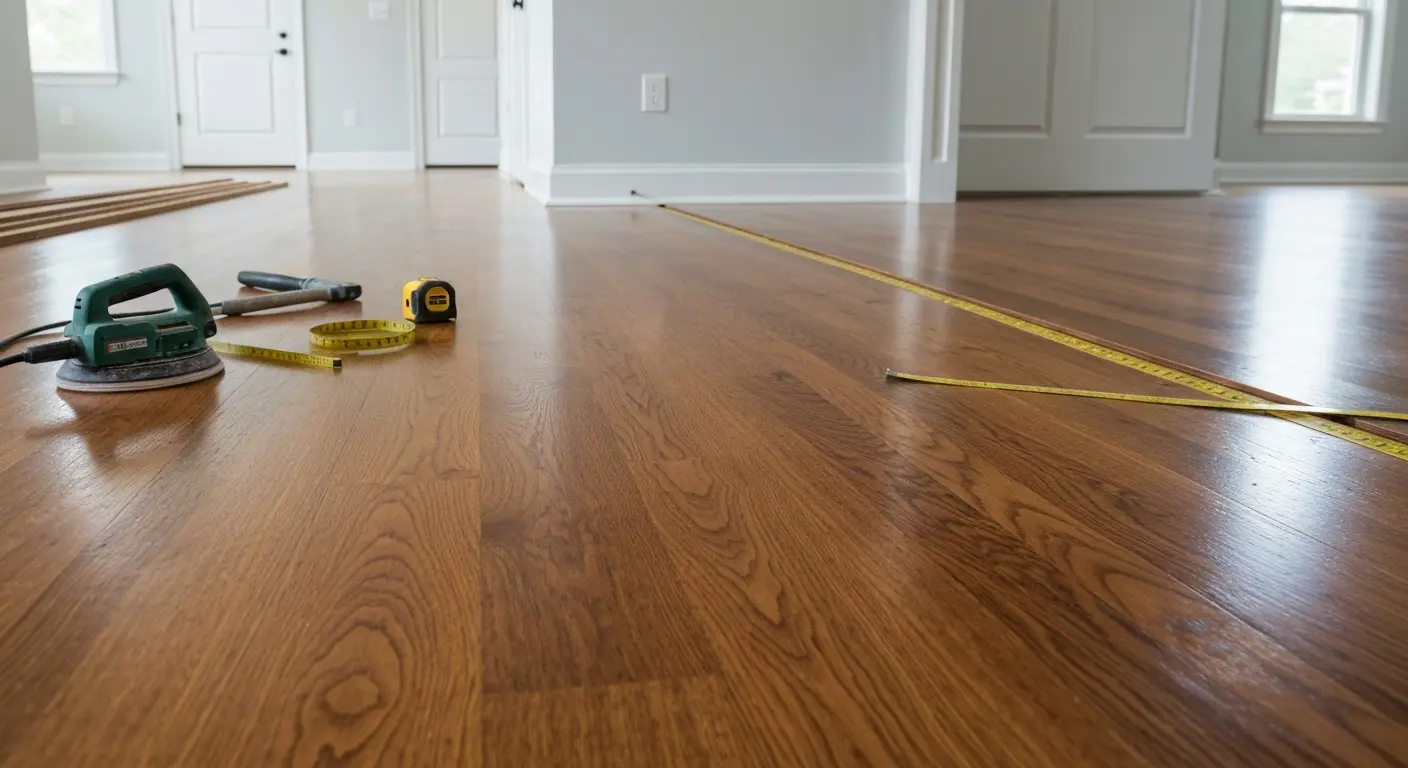 Hardwood floor installation
