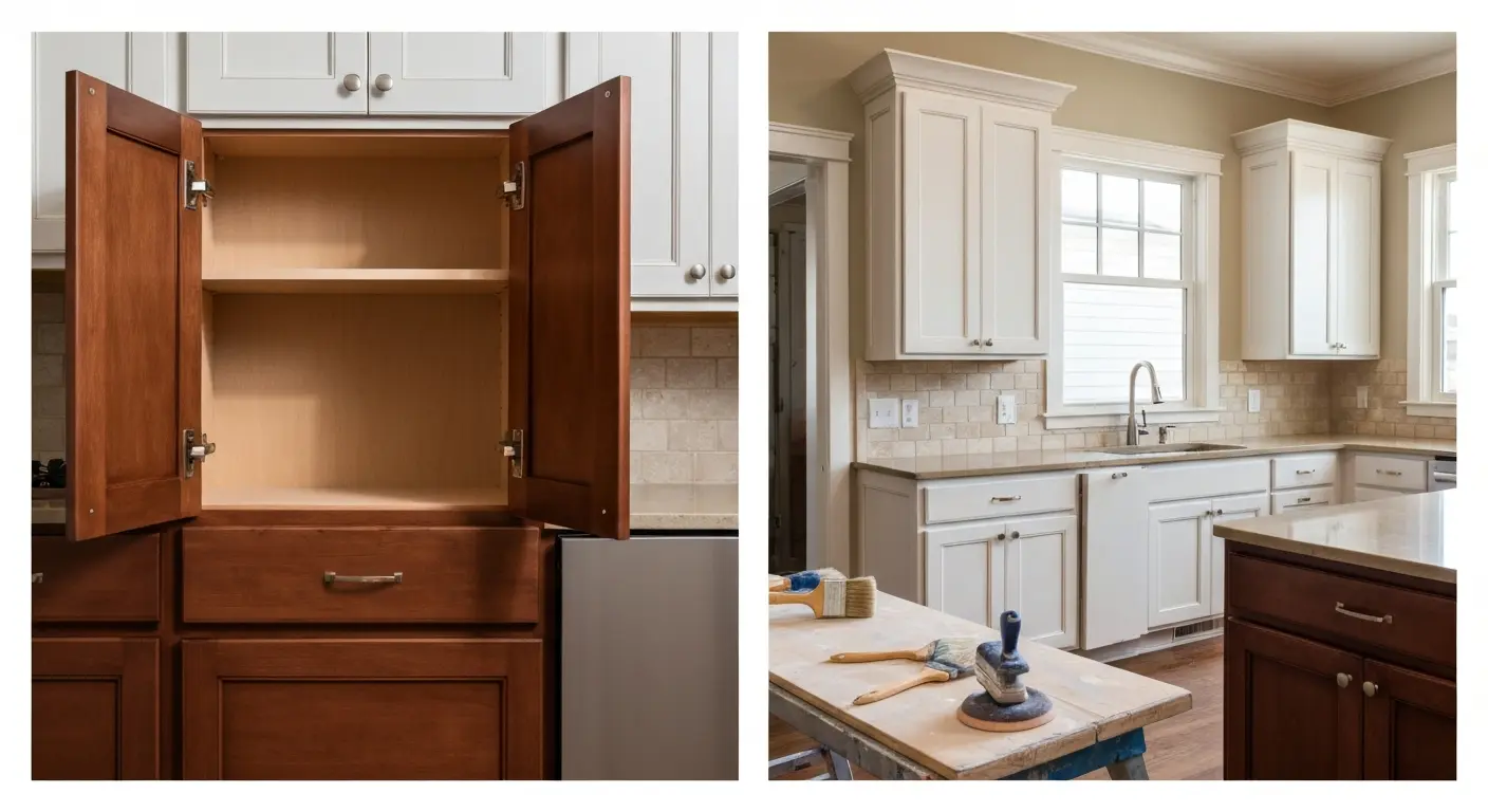 Cabinet refinishing project