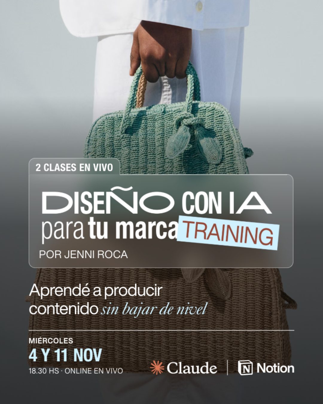 Diseño con IA para tu marca · Training