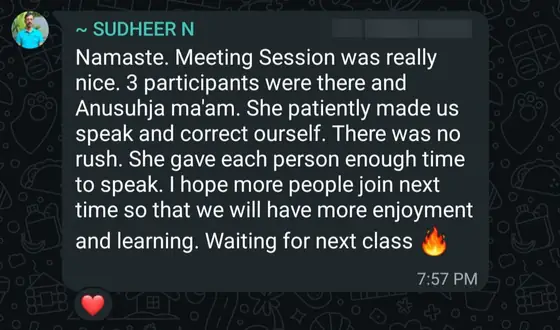 Sudheer says Anshuja patiently made everyone speak and gave each person time