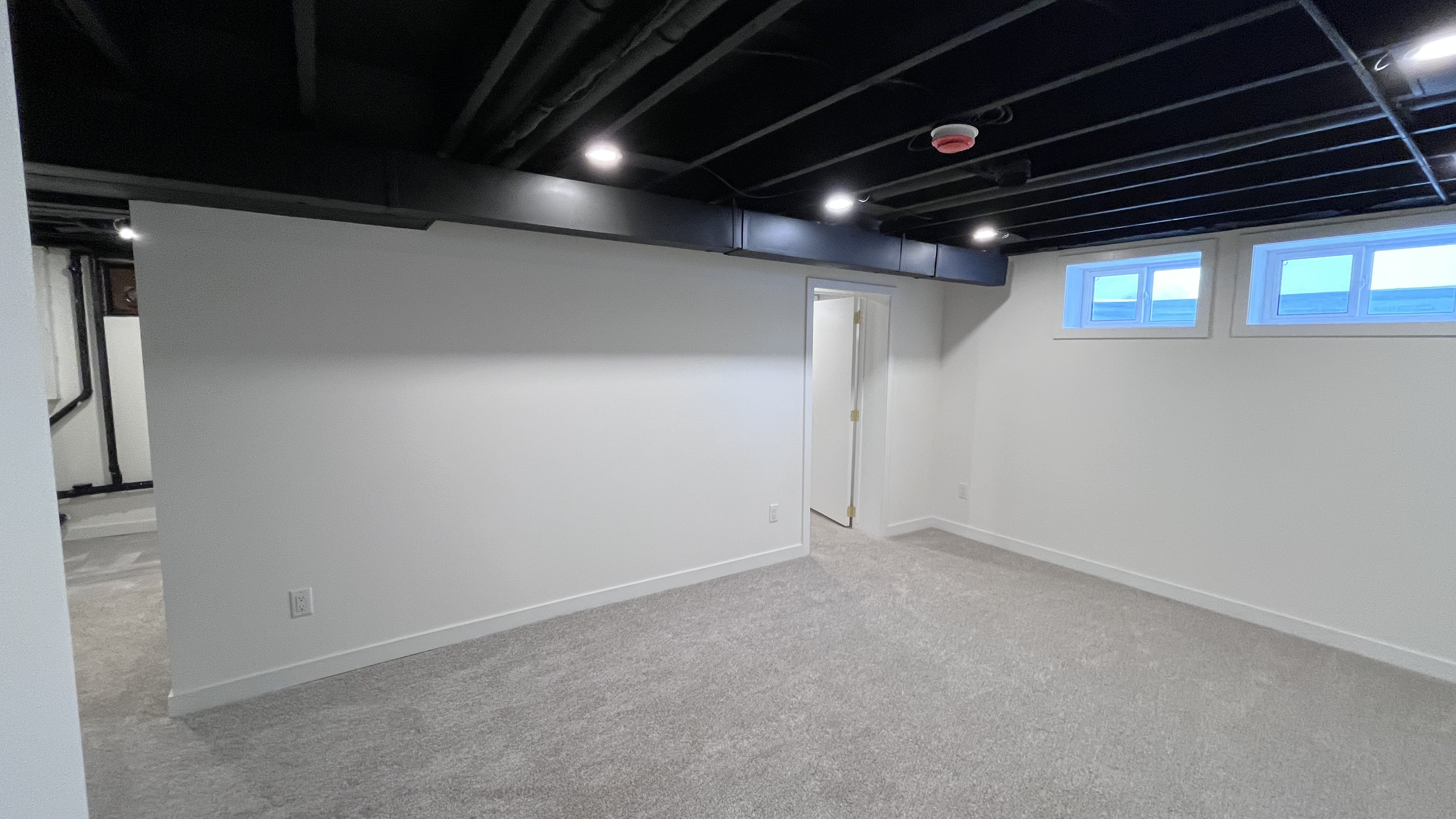 Basement development after renovation