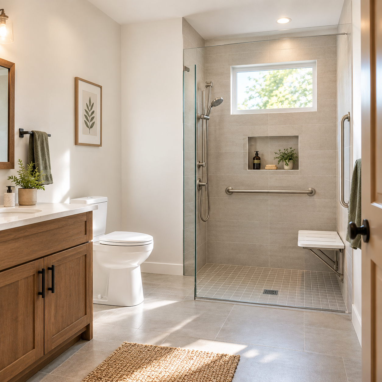 Comfortable home designed for aging in place