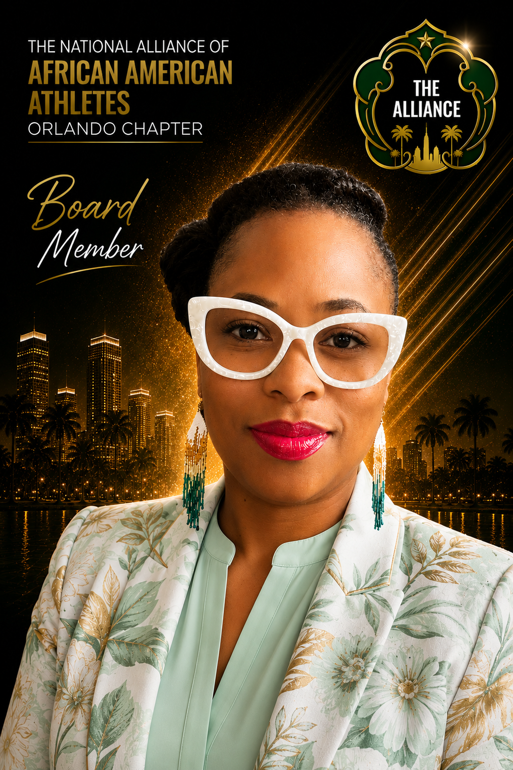 Milan Holder, Strategic Growth and Partnerships leader for the NAAAA Orlando Chapter
