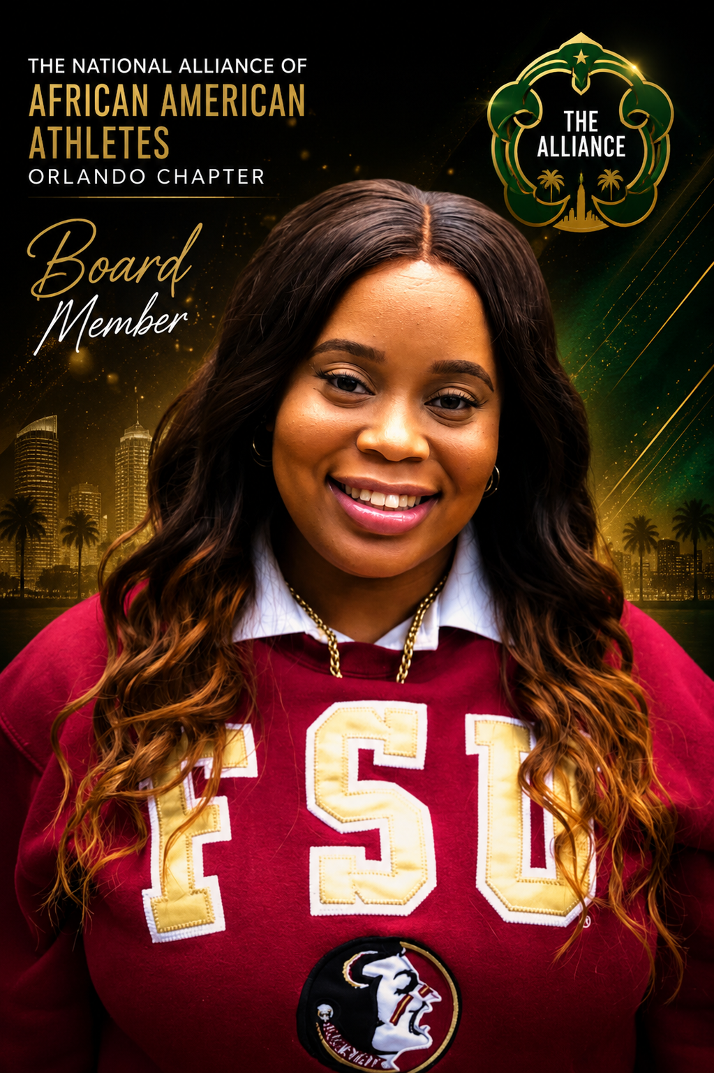Dominique Taylor, Secretary of the NAAAA Orlando Chapter