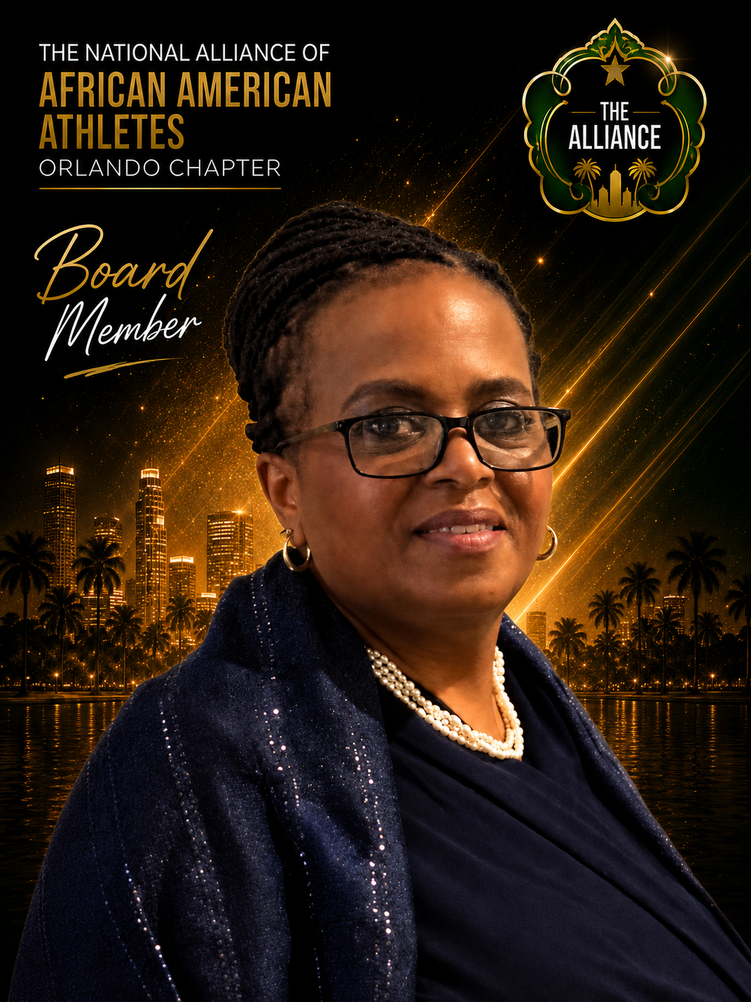 Wanda Knight, Treasurer of the NAAAA Orlando Chapter
