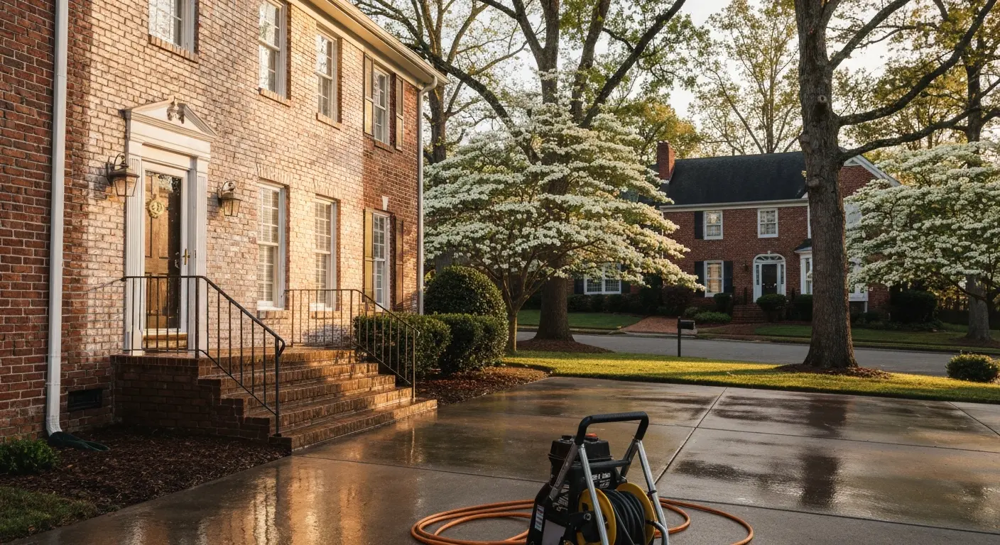Residential pressure washing service