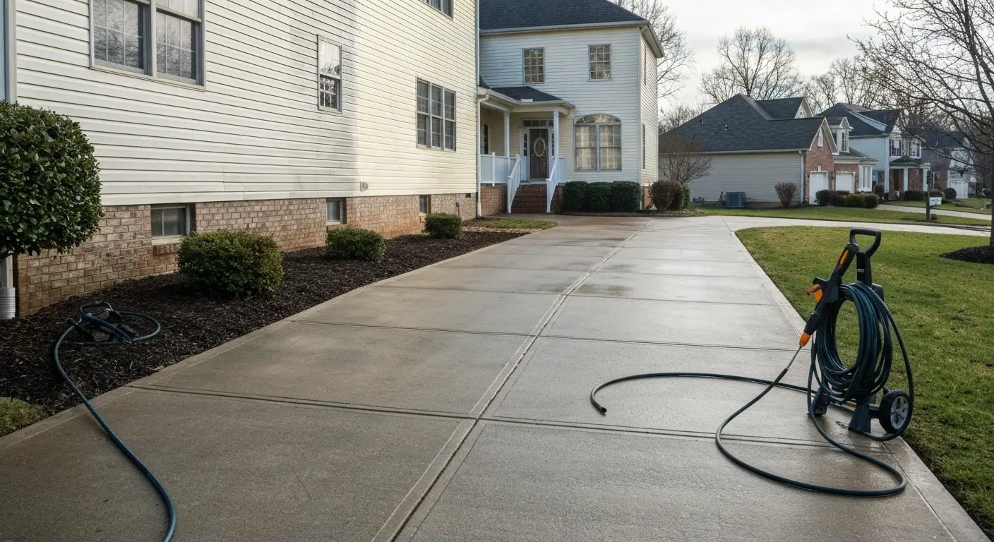 Residential pressure washing in Ivy Hill