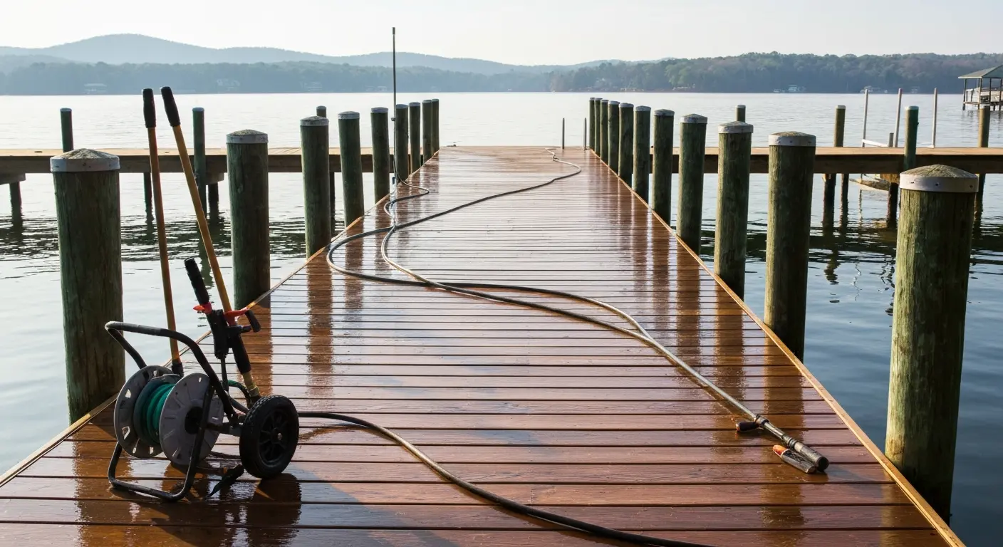 Dock cleaning service