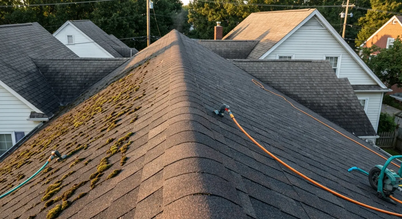 Roof cleaning