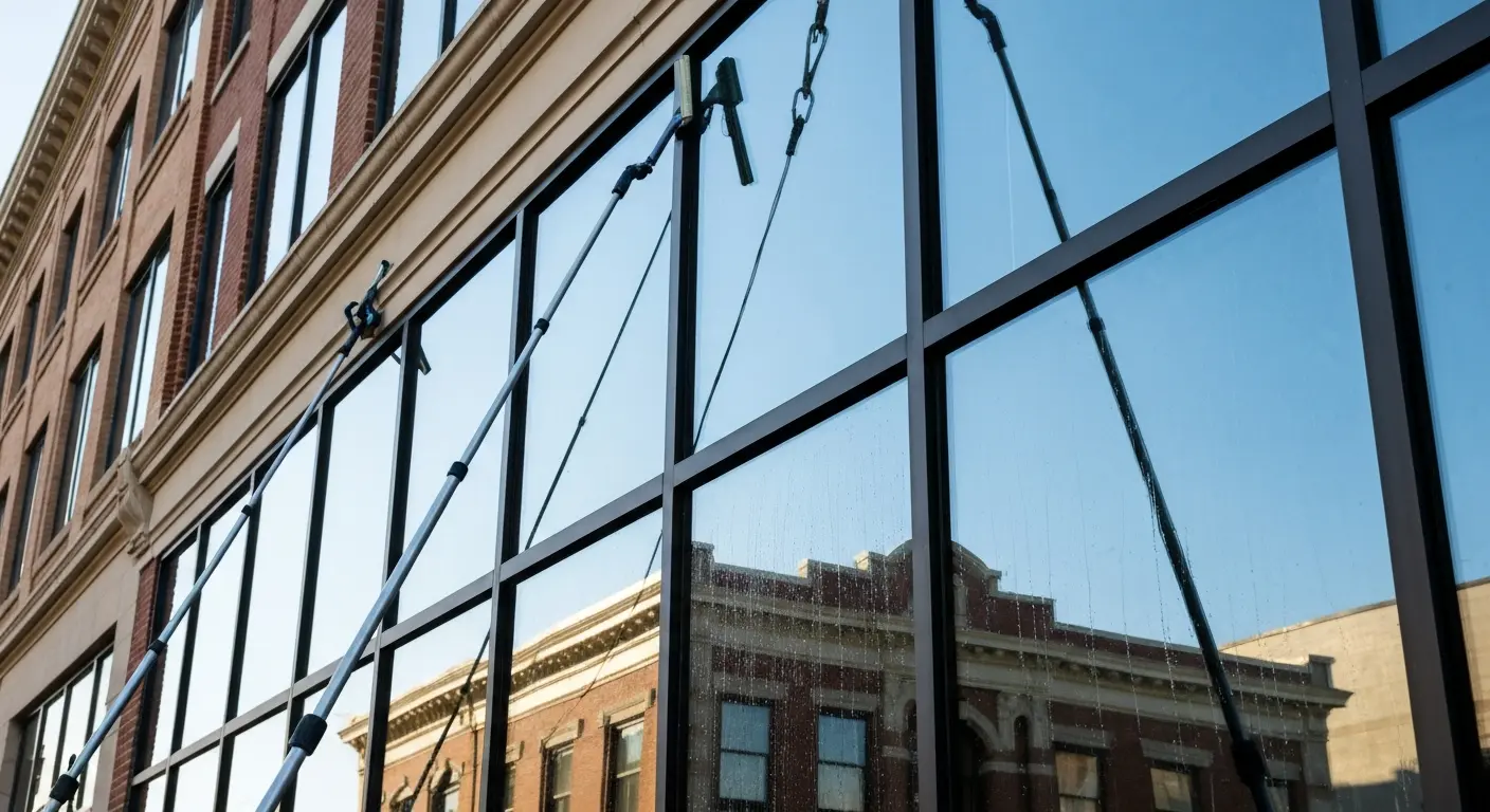 Professional window cleaning