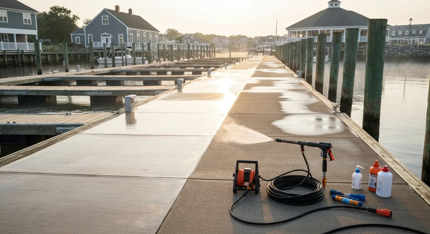 Dock cleaning service