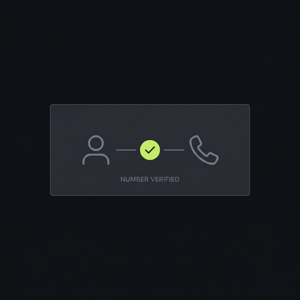 Skip tracing matching records to verified phone numbers