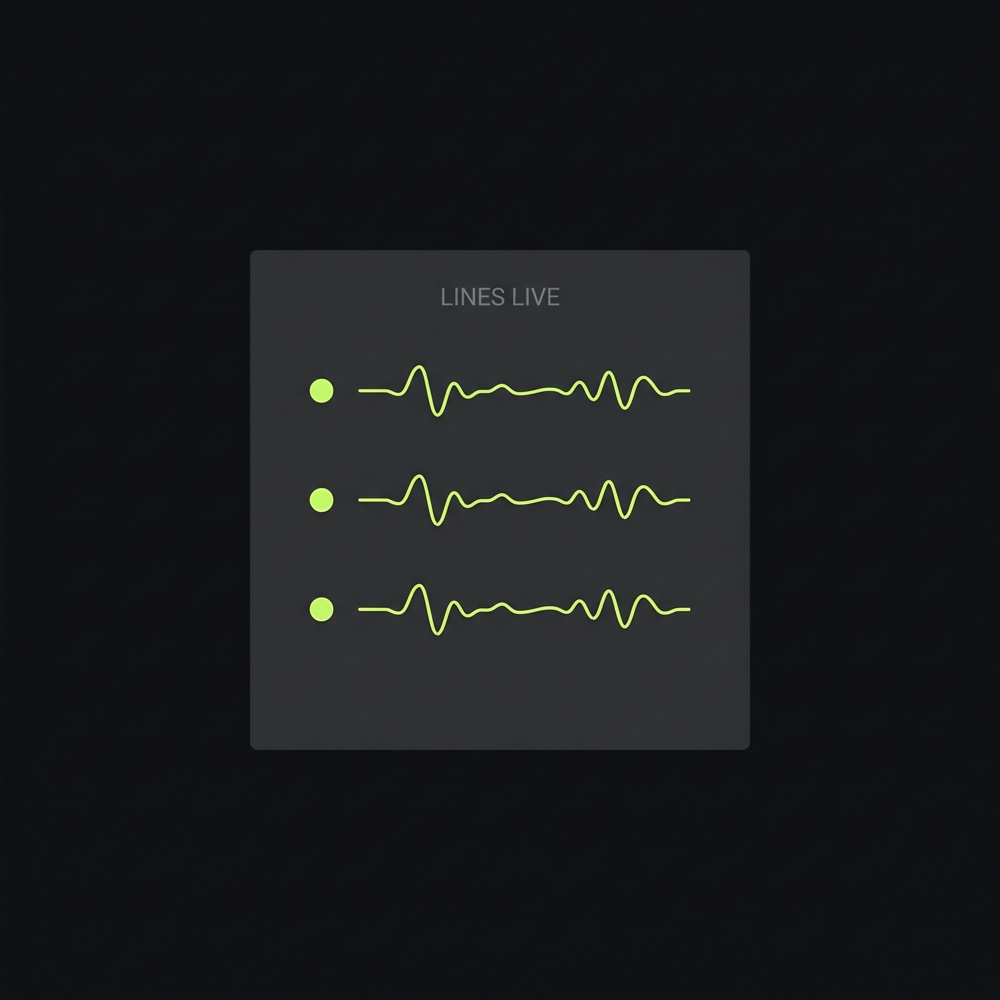 Multi-line dialer interface running calls