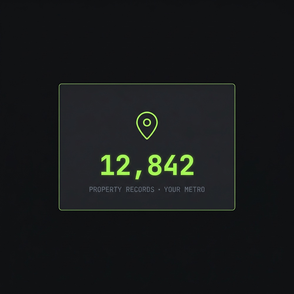 Property and owner data sourcing dashboard