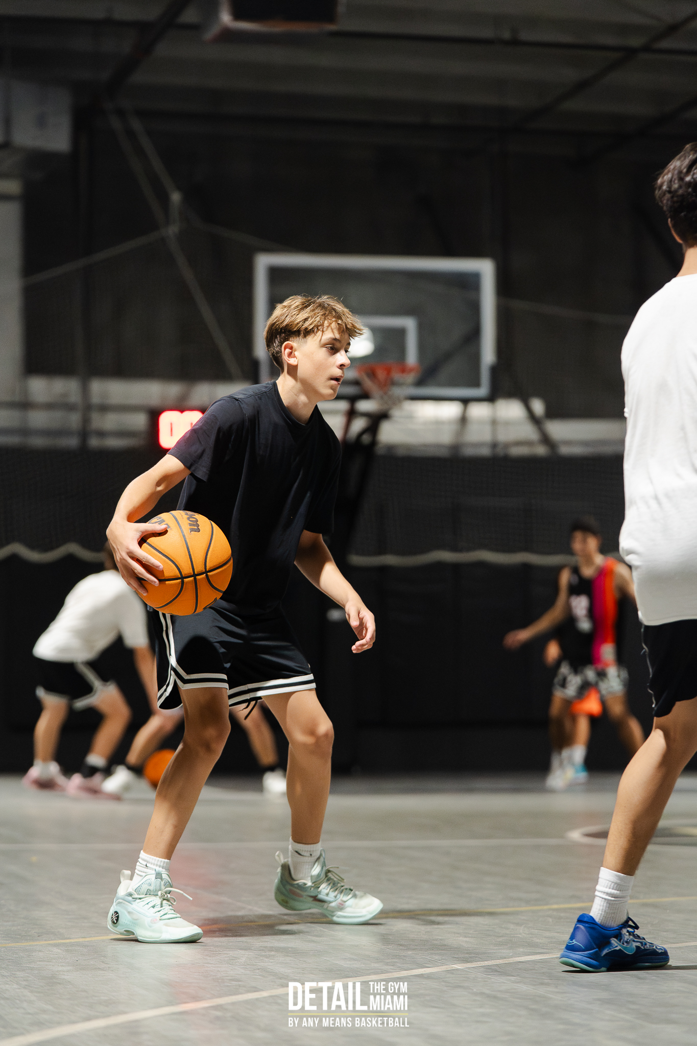 Players training during DETAIL Miami summer camp in Miami Lakes