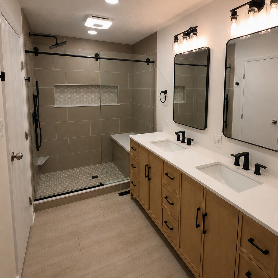 Bathroom remodel by Indiana Pros in Hamilton County, Indiana
