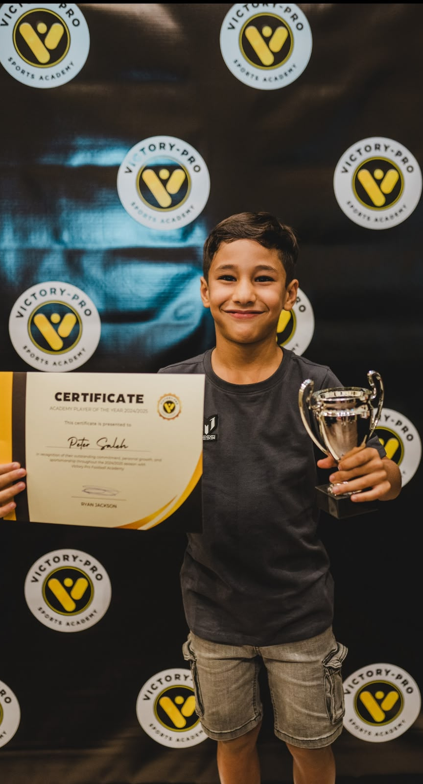 Peter Saleh, VPS Academy player signed to Al Jazira Academy