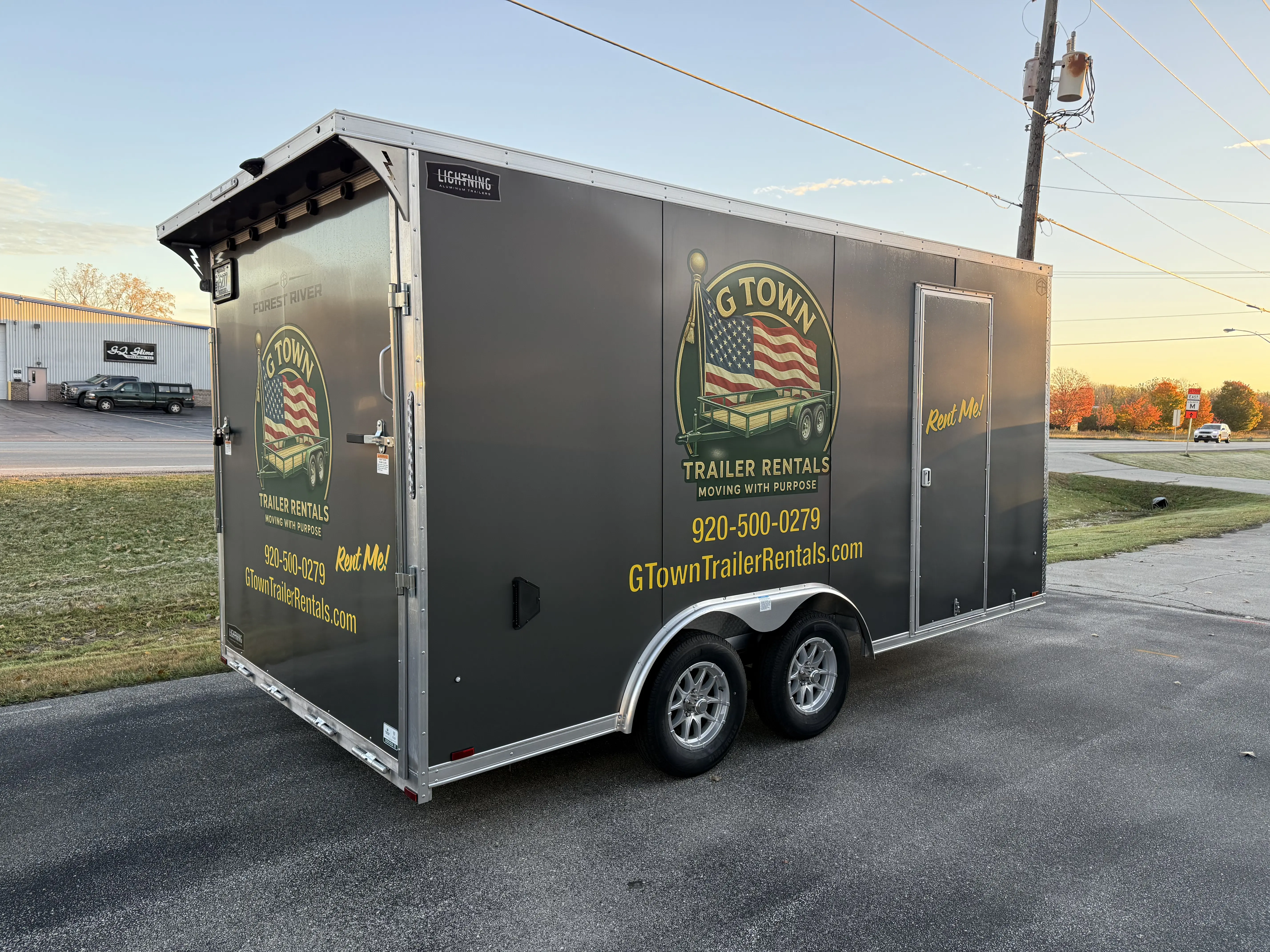 8.5x16 Enclosed Trailer