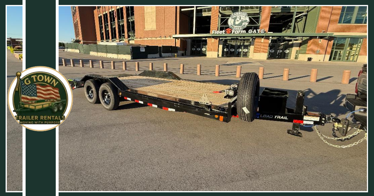 How Does the Car/Equipment Trailer Support Green Bay, WI Black Friday Retail Prep?
