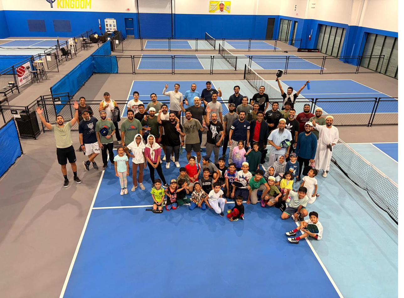 Families and kids celebrating at Pickleball Kingdom Pflugerville