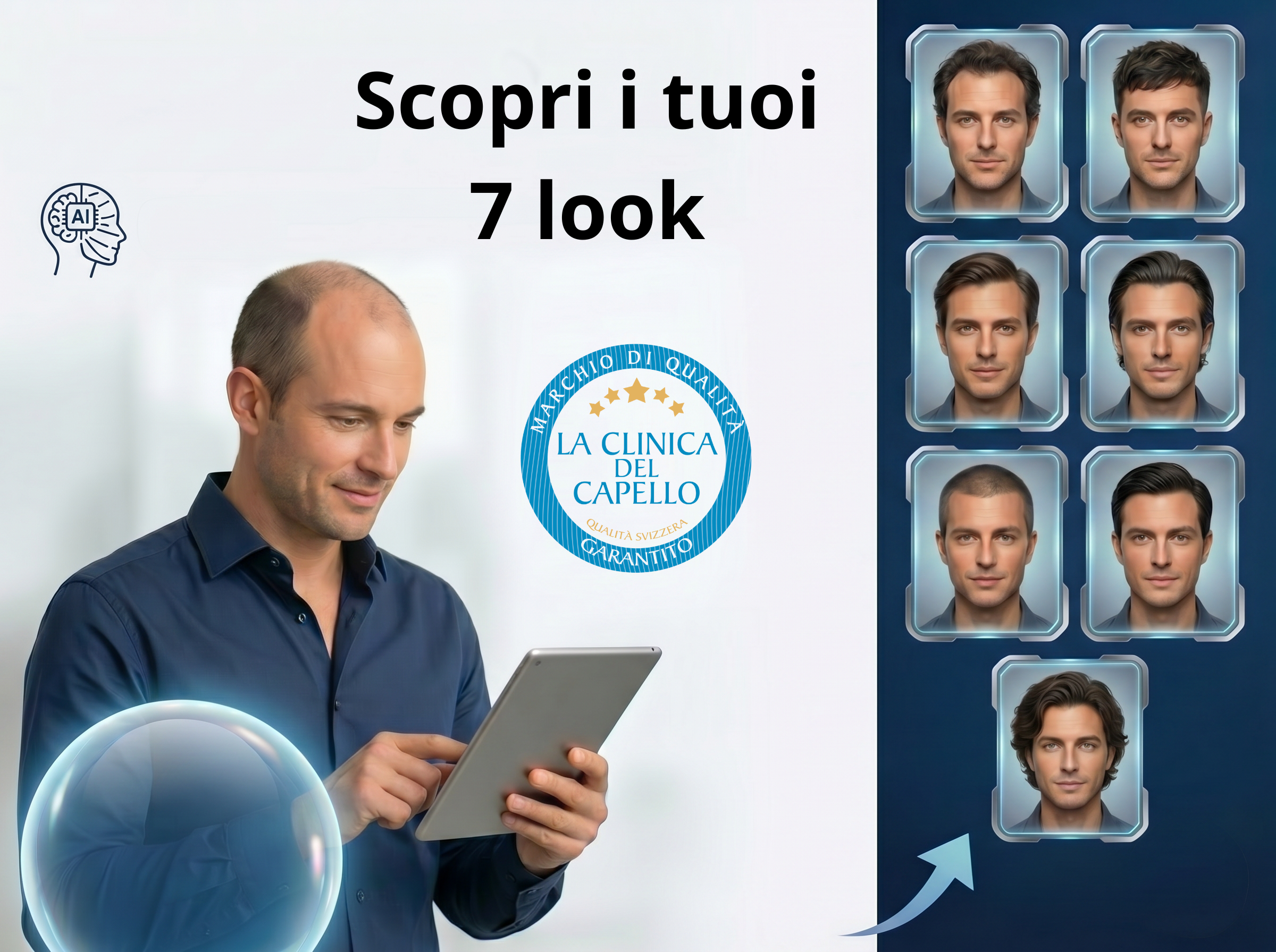 Simulazione AI — Look personalizzati