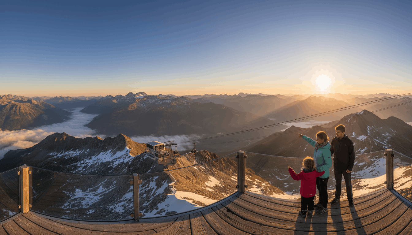 Weisshorn-Gipfel Arosa mit 360-Grad-Panorama