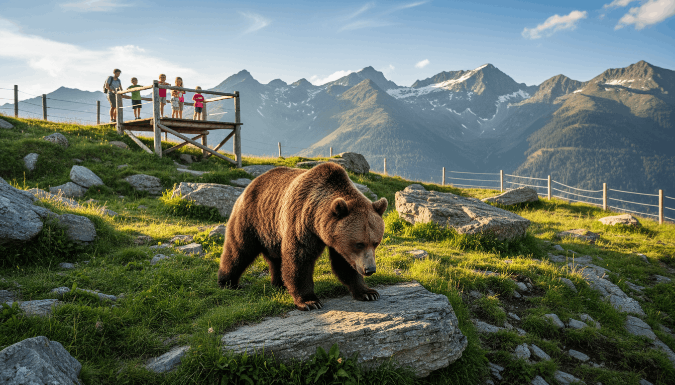 Braunbär im Arosa Bärenland
