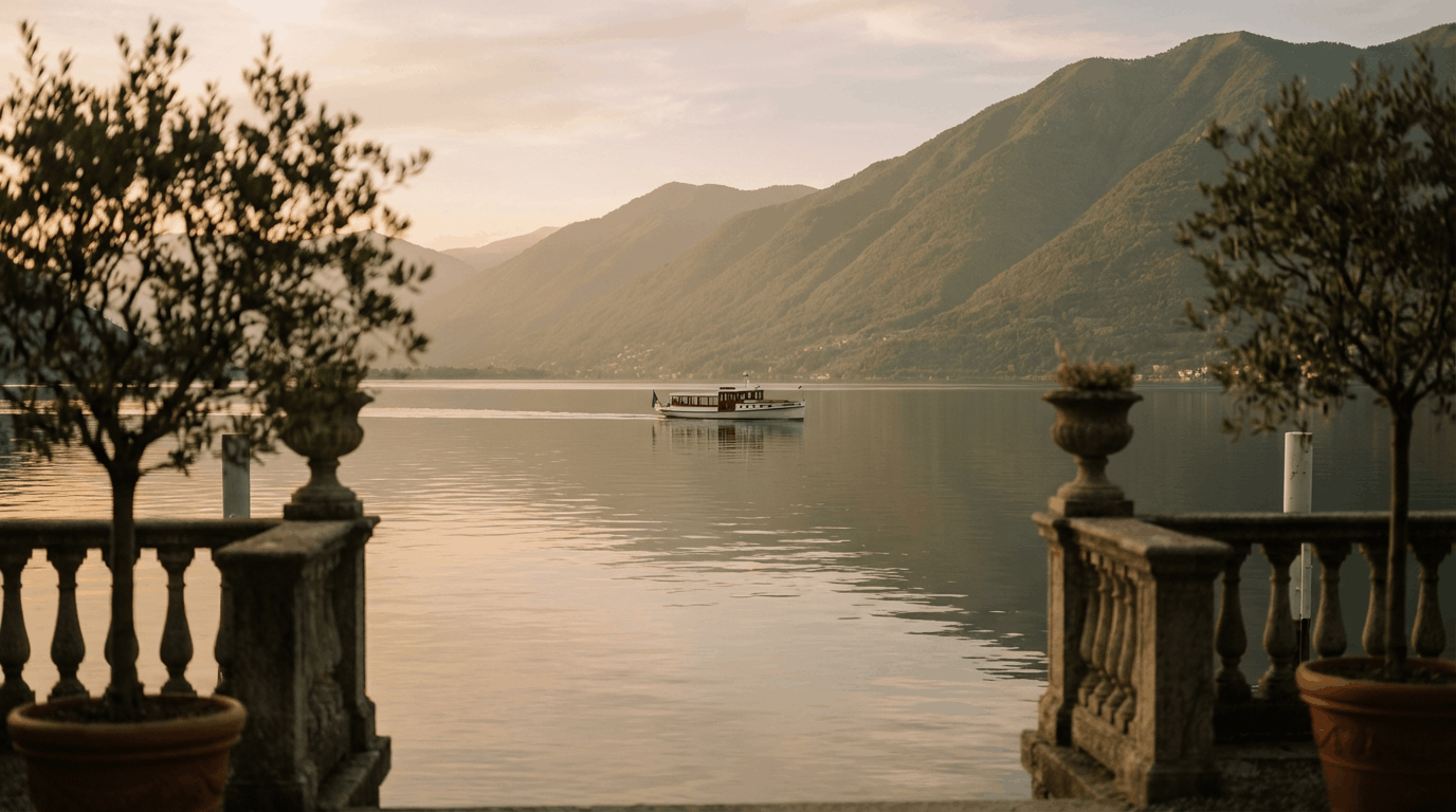 Schifffahrt auf dem Lago Maggiore
