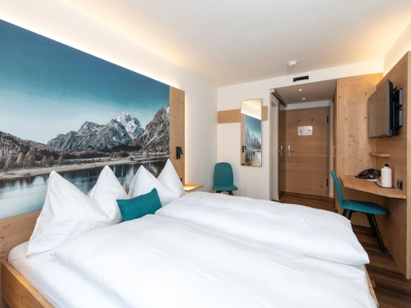 Economy Doppelzimmer – kompakte Zimmeransicht