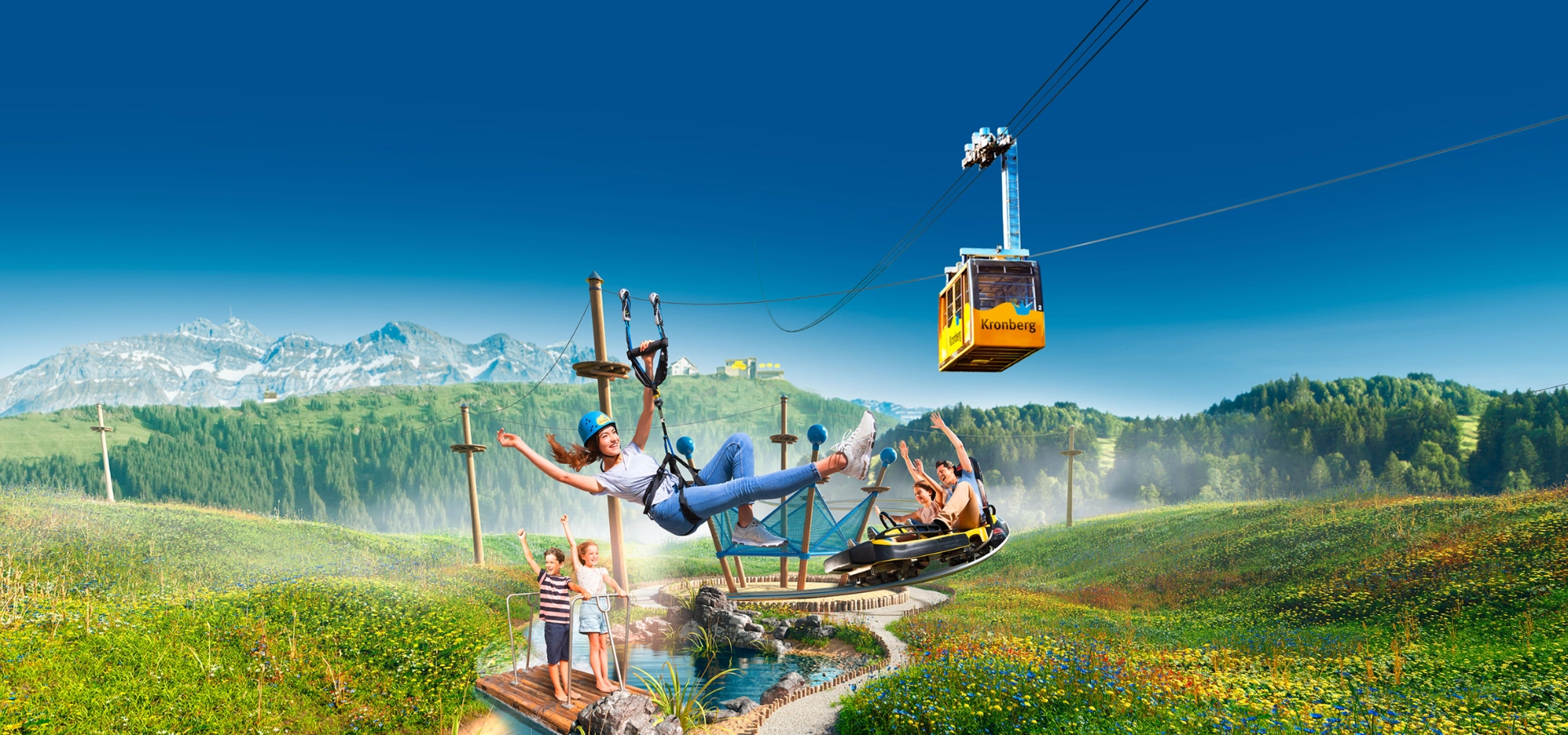 Kronberg – Bobbahn und Zipline-Park