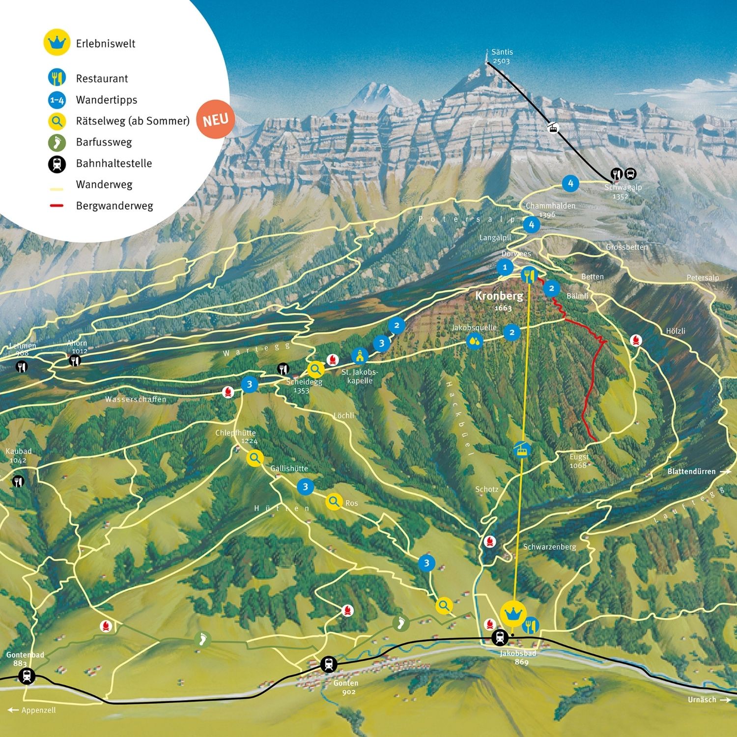 Kronberg Wanderkarte