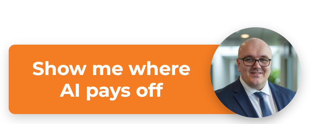 Show me where AI pays off: book your AI Game Plan