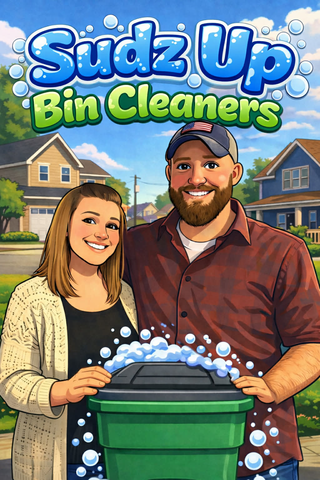 Clean residential home exterior after professional pressure washing