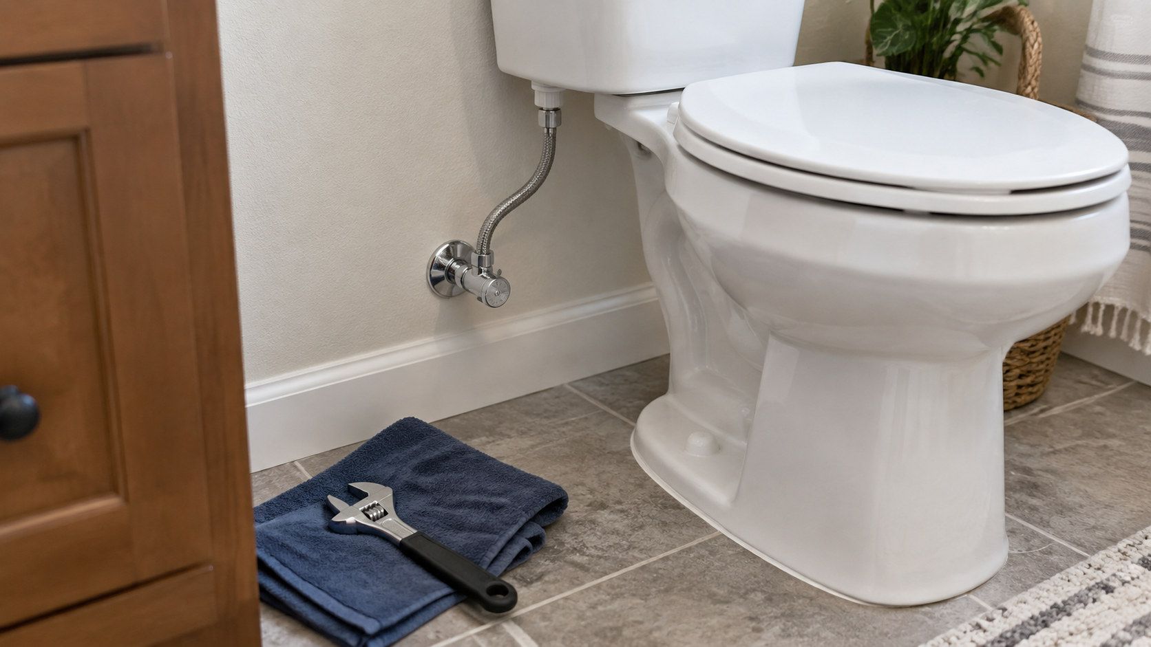 Toilet and shut-off valve repair in Naples FL