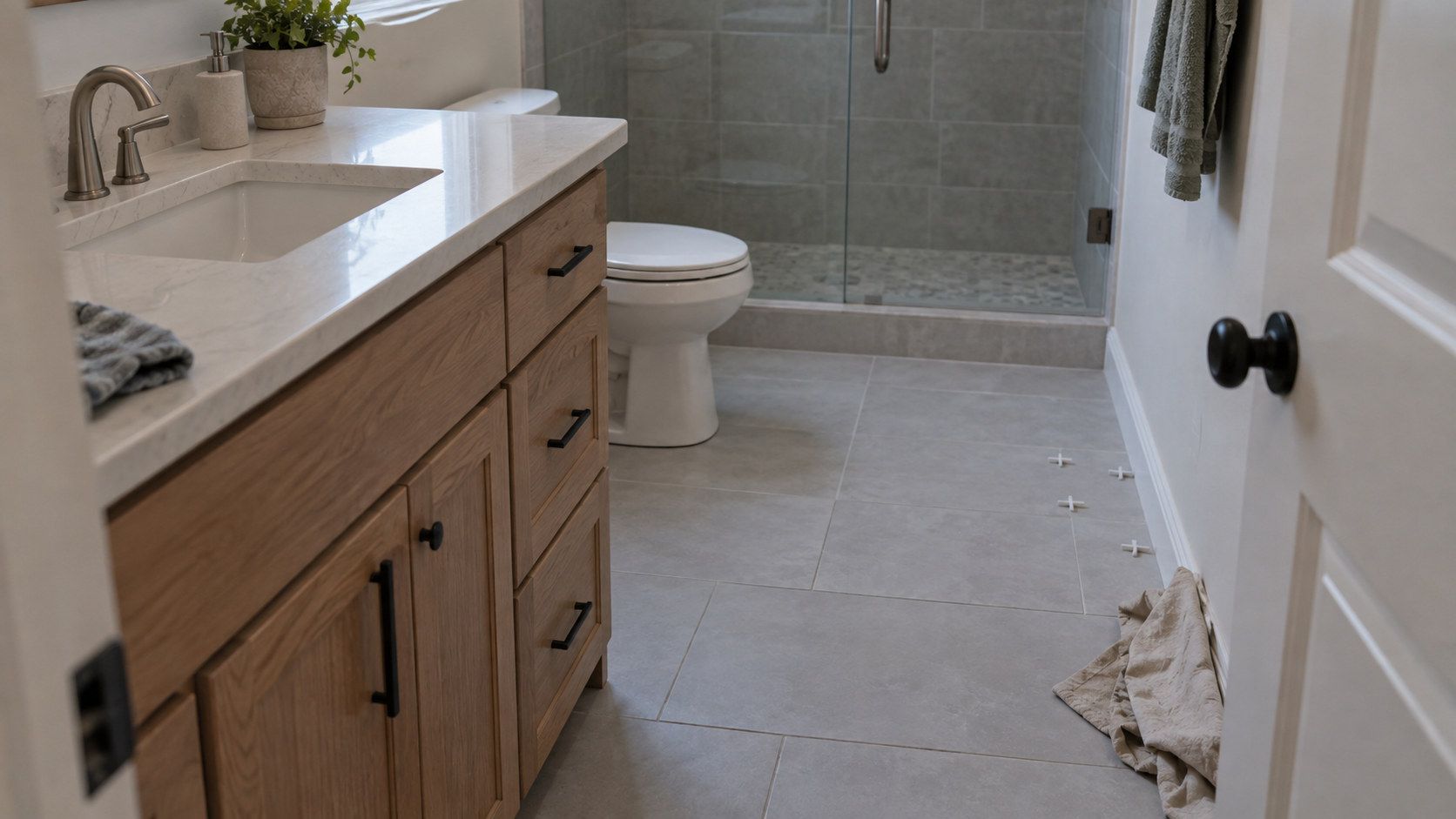 Bathroom tile refresh service in Naples FL