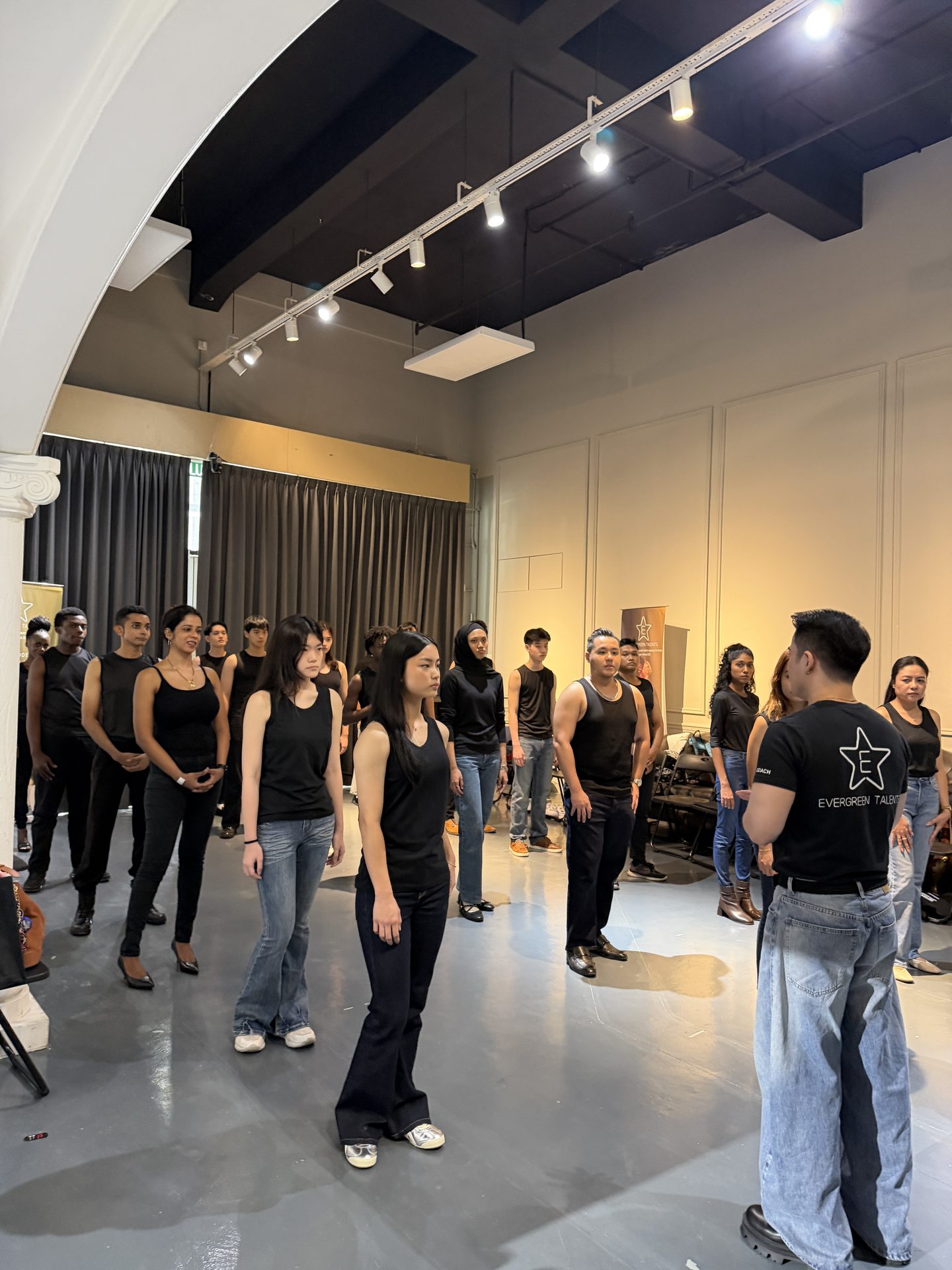 Aspiring models in training at Evergreen Talents Academy, Kuala Lumpur