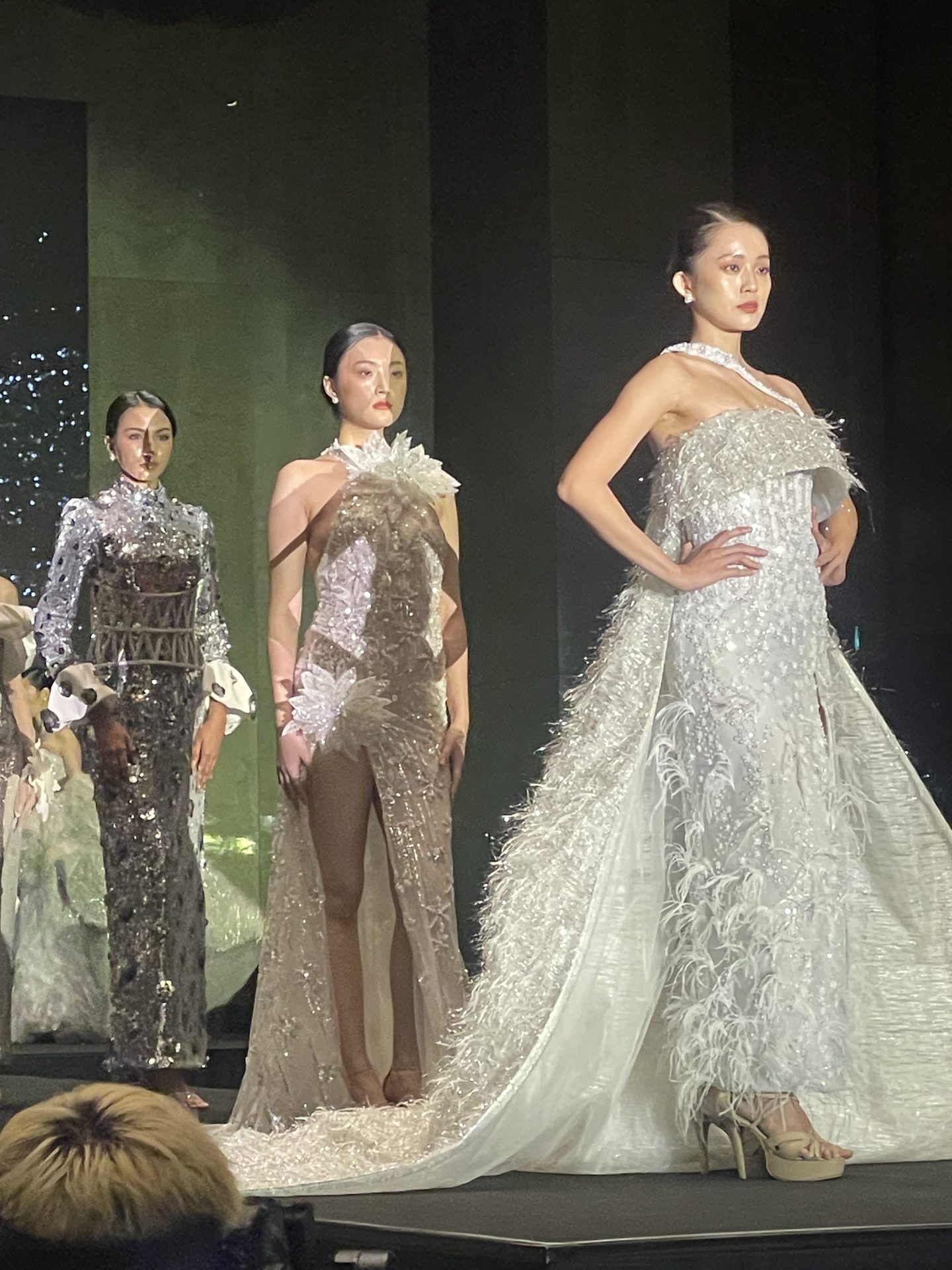 Models at a fashion show represented by Evergreen Talents, Kuala Lumpur
