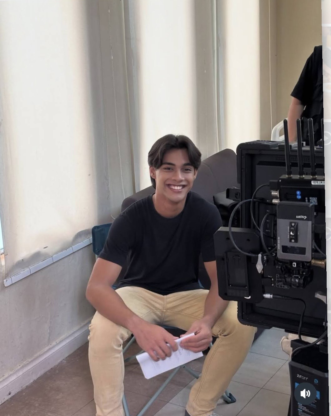 An Evergreen Talents model fully managed on a commercial shoot in Kuala Lumpur
